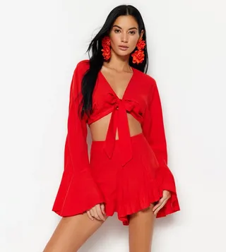 Ruffle Hem Co-Ord Set