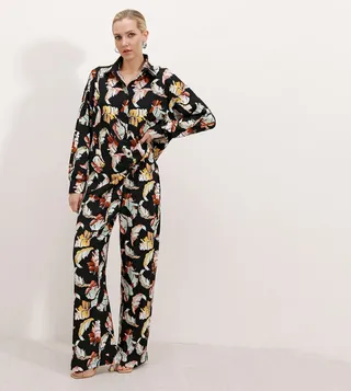 Patterned Long Sleeves Co-Ord Set