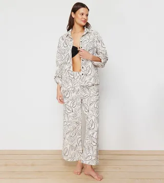 Printed Shirt and Trouser Set
