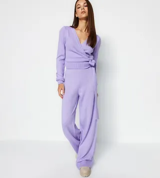 Solid Long Sleeves Co-Ord Set