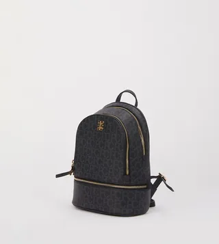 Monogram Printed Zip-Around Backpack