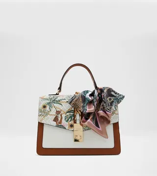 CAILLA Snakeskin Top Handle Bag