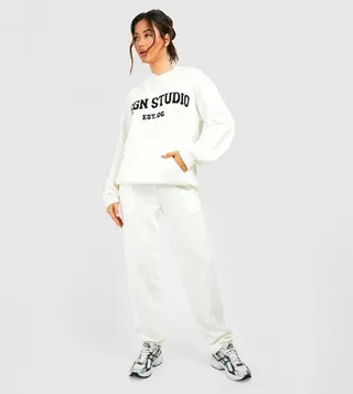 Dsgn Studio Printed Oversized Co-Ord Set