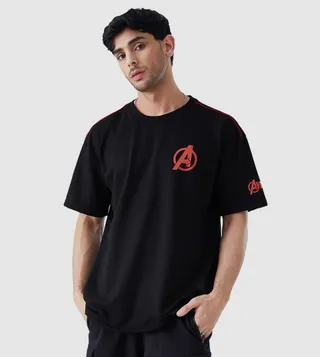 Marvel Avengers (Earth's Mightiest Heroes) Printed Oversized T-Shirt