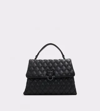 TOPPARO Quilted Top Handle Bag