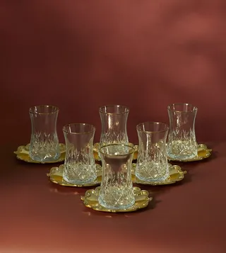 Handcrafted Tea Set, 6 Pcs - Home Boutique Collection