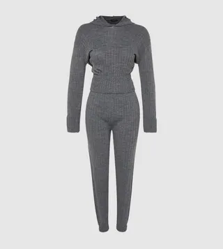 Knitted Hooded Co-Ord Set
