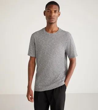 Textured Short Sleeves T-Shirt