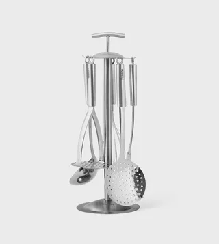 6-Piece Cooking Utensil Tools Set-Silver, 16 x 43cm