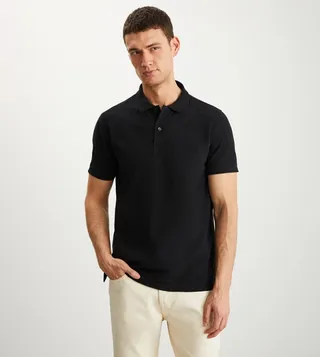 Solid Short Sleeves Polo T-Shirt