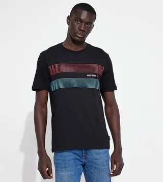 Monotype Printed Short Sleeves T-Shirt