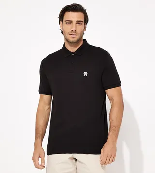 Logo Embroidered Short Sleeves Polo T-Shirt