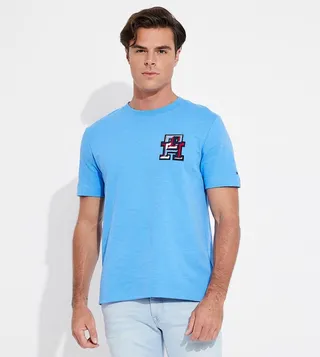 Monogram Short Sleeves Casual T-Shirt