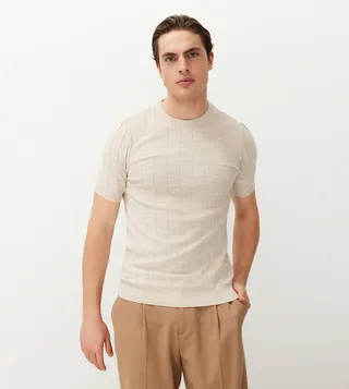 Solid Crew Neck T-Shirt