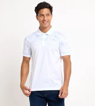 Logo Embroidered Short Sleeves Polo T-Shirt