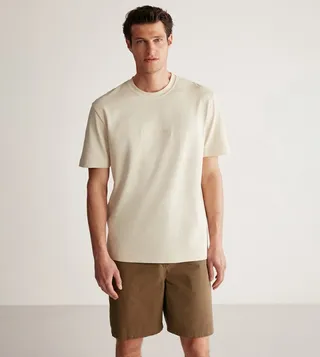 Embroidered Crew Neck T-Shirt