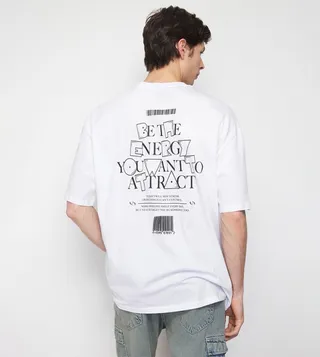 Printed Short Sleeves Oversized T-Shirt