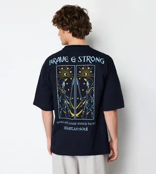 Mystical Printed Short Sleeves T-Shirt