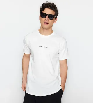 Printed Short Sleeves Regular Fit T-Shirt