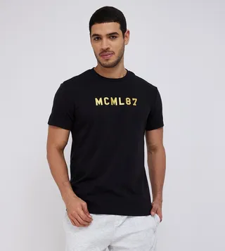 AERO Typography Printed Crew Neck T-Shirt