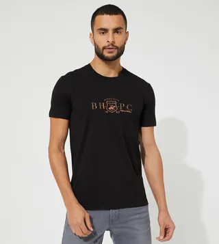 Logo Printed Crew Neck T-Shirt
