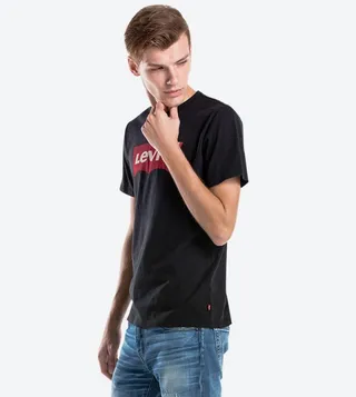 "Levis" Printed Short Sleeve T-Shirt - Black 17783-0137 17783-0137