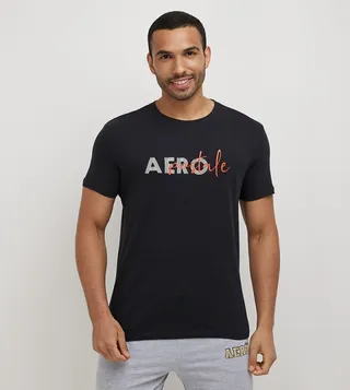 Aero Men's Logo Printed T-Shirt