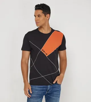 Aero Guy's Printed Casual T-Shirt