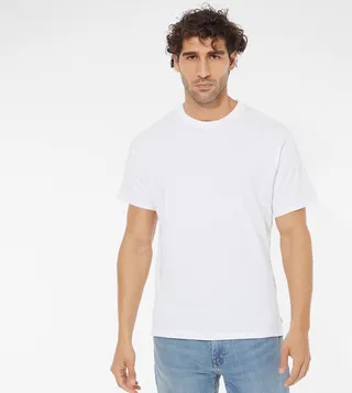 Solid Crew Neck Casual T-Shirt