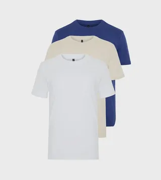 Pack of 3 Solid Short Sleeves T-Shirts