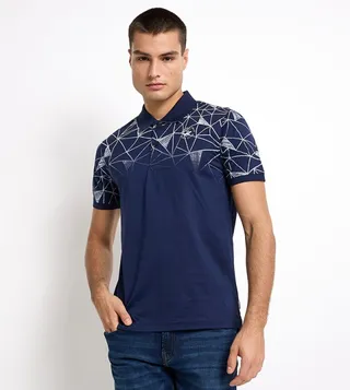 Logo Embroidered Short Sleeves Polo T-Shirt