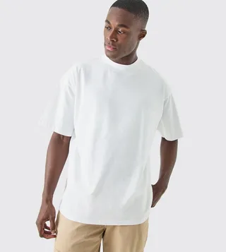 Solid Crew Neck Oversized T-Shirt