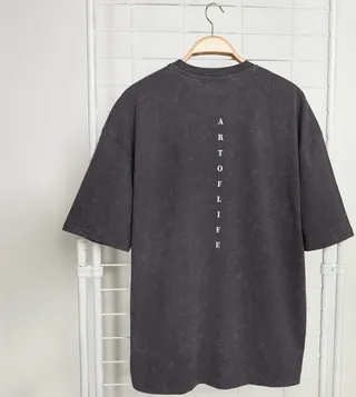 Printed Oversized Short Sleeves T-Shirt