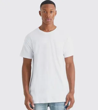 Solid Crew Neck T-Shirt