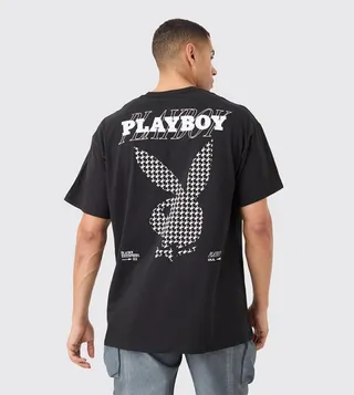 Playboy Print Oversized T-Shirt