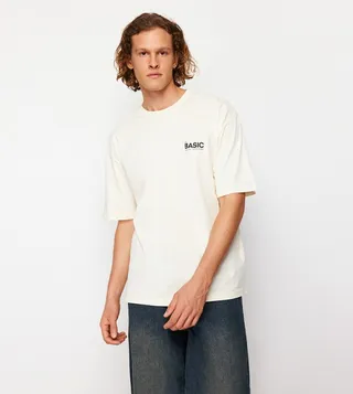 Printed Oversized Short Sleeves T-Shirt