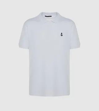Embroidered Short Sleeves Polo T-Shirt