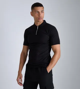 Slim Fit Short Sleeves Polo T-Shirt