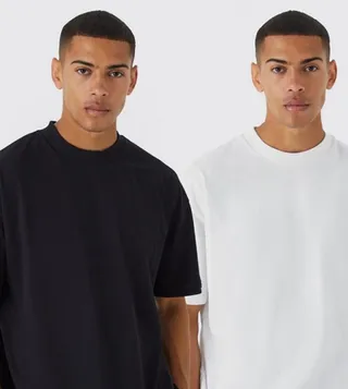 Pack of 2 Heavy Weight Oversized T-Shirts
