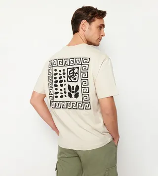 Printed Short Sleeves Casual T-Shirt