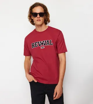 Embroidered Short Sleeves T-Shirt