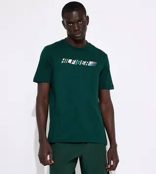 Monotype Printed Short Sleeves T-Shirt