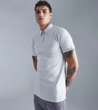 Slim Fit Interlock Polo T-Shirt