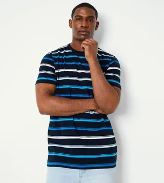 Classic Striped Short Sleeves T-Shirt