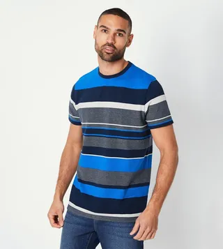 Striped Crew Neck T-Shirt