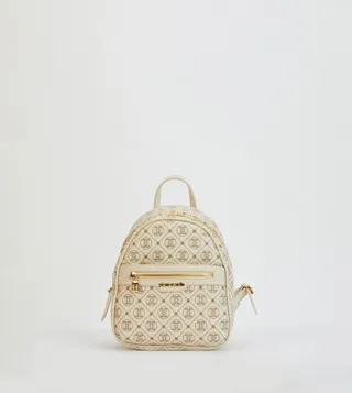 Monogram Patterned Backpack