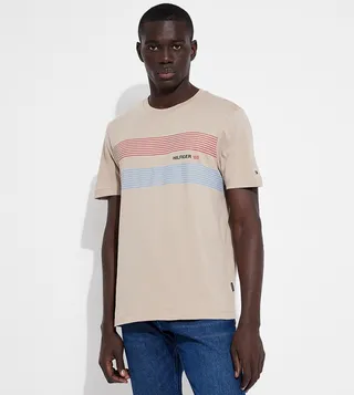 Monotype Printed Short Sleeves T-Shirt