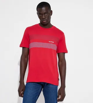 Monotype Printed Short Sleeves T-Shirt