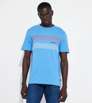 Monotype Printed Short Sleeves T-Shirt