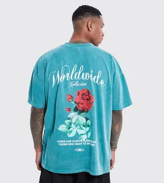 Graphic Print Oversized T-Shirt